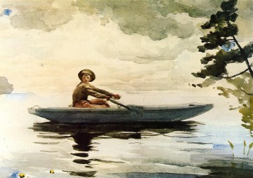  Marinemaler Malerei - Der Boatsman Realismus Marinemaler Winslow Homer